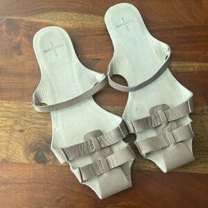 dusica dusica Flat Leather Sandal